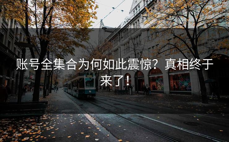 账号全集合为何如此震惊？真相终于来了！